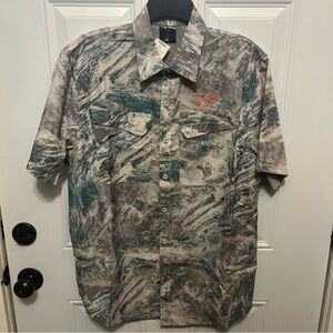 Ocean & Coast Men’s lightweight fish shirt NWT